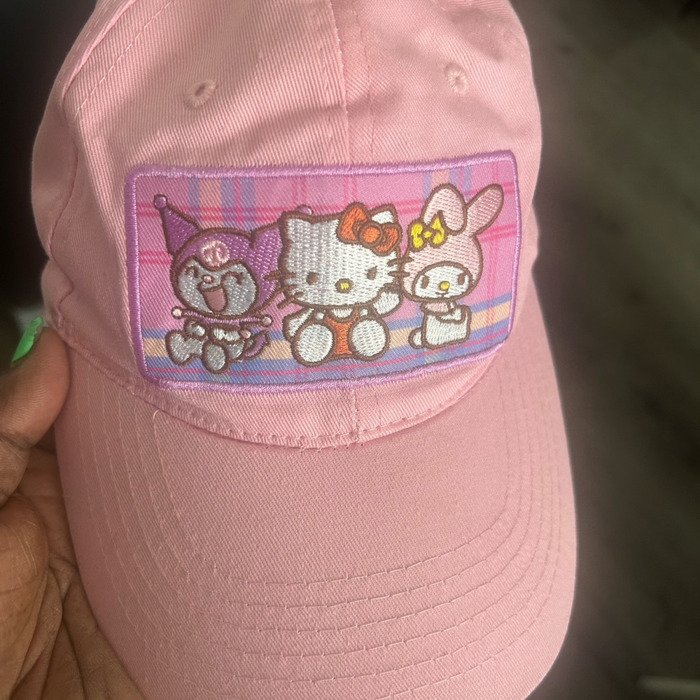 Hello Kitty Pink Kids Cap worn twice good condition